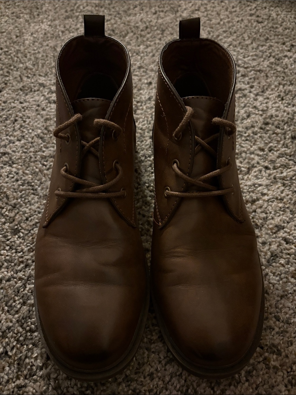 FRYE AND CO. Brown Leather Chukka Boots